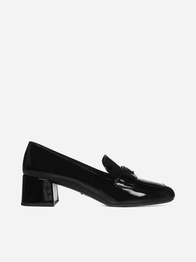 Shop Prada Patent Leather Loafers