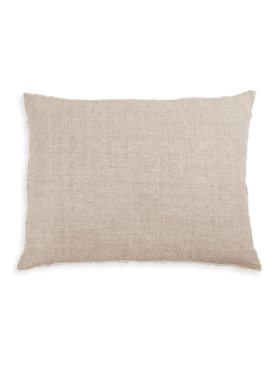 Shop Pom Pom At Home Logan Linen Pillow & Insert In Terracotta