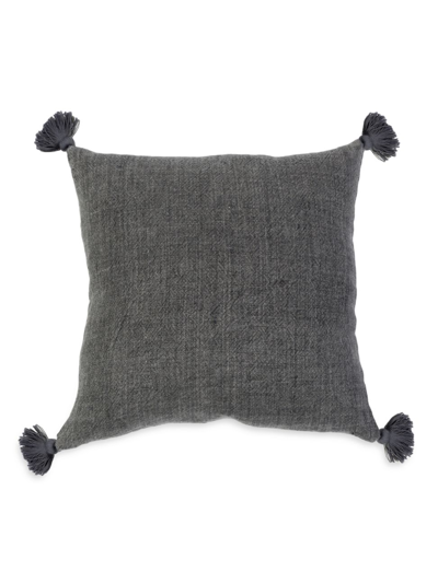 Shop Pom Pom At Home Montauk Tassel Pillow & Insert In Charcoal