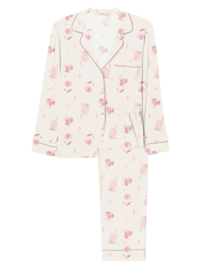 Shop Eberjey Women's Sleep Chic 2-piece Pajama Set In Tulip Light Lilac