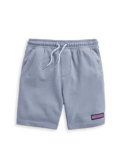 Shop Vineyard Vines Little Boy's & Boy's Sun-washed Knit Jetty Shorts In Granite