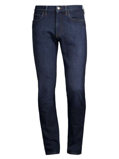 Shop Loro Piana Men's Slim Stretch Five-pocket Jeans In Japanese Blue
