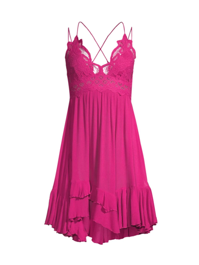Shop Free People Women's Adella Slip Dress In Rose Hypno