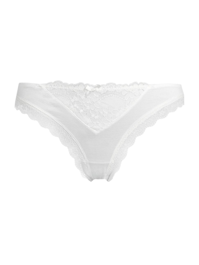 Shop Honeydew Intimates Women's Willow Lace Thong In Macrame