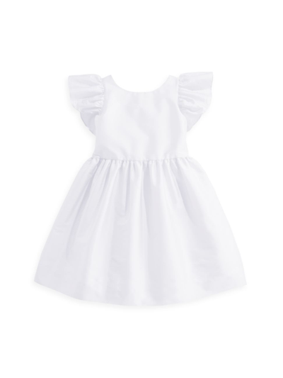 Shop Bella Bliss Little Girl's & Girl's Edenham Dress In White With Pink