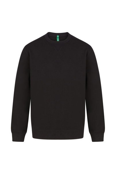 Shop Henbury Unisex Adult Sustainable Sweatshirt In Black