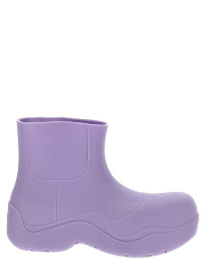 Shop Bottega Veneta Puddle Boots In Purple