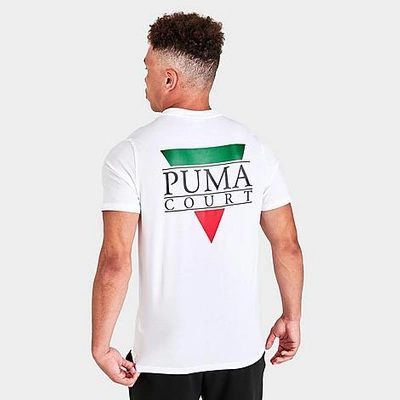 Puma Tennis Club Graphic T-shirt In White | ModeSens