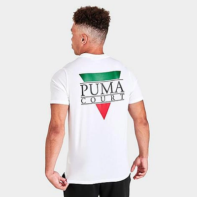 Puma Tennis Club Graphic T shirt In White ModeSens