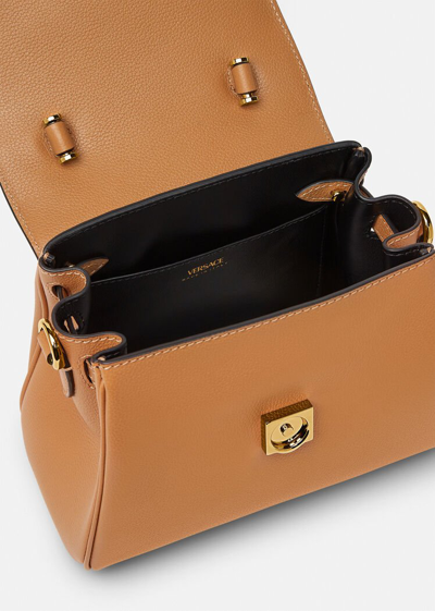 Shop Versace La Medusa Small Handbag, Female, Brown, One Size