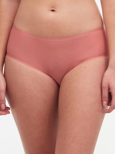 Shop Chantelle Soft Stretch Hipster In Peach Delight