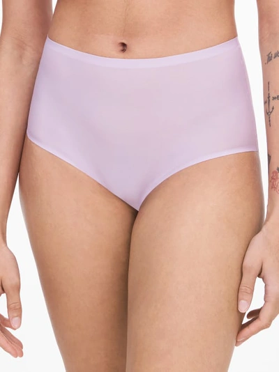 Shop Chantelle Soft Stretch Full Brief In Lavender
