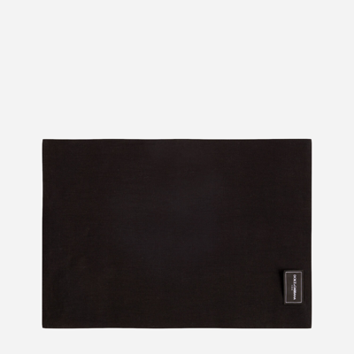 Dolce & Gabbana Set Linen Placemat And Napkin In Multicolor