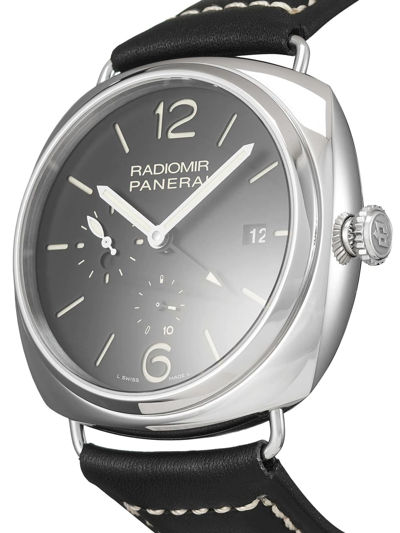Pre-owned Panerai 2013  Radiomir 10 Days Gmt 47mm In Black