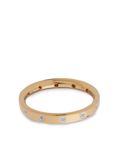 Shop Monica Vinader Fiji Gem Diamond Ring In Gold