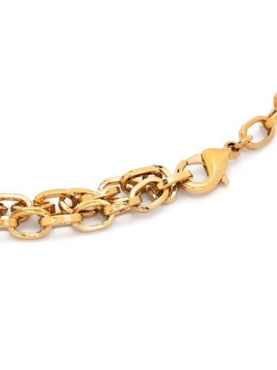Shop Versace Medusa Greca Choker Necklace In Gold