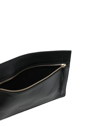 Shop Tila March Annabelle Front Zip-fastening Clutch Bag In Black