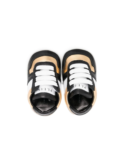 Philipp Plein Newborn Lace-up Sneakers In White