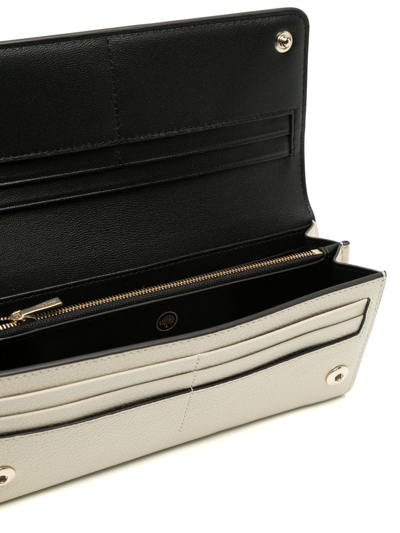Mulberry Continental Classic Grain Wallet In White