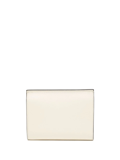 Shop Mulberry Medium Amberley Leather Wallet In White