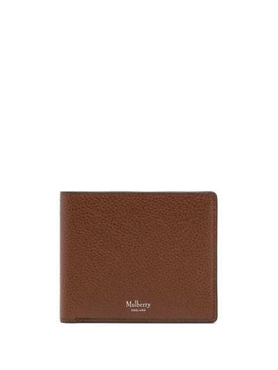 Shop Mulberry Eight Card Wallet In Brown