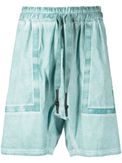 Shop Isaac Sellam Experience Panelled Drawstring Shorts In Green
