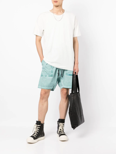 Shop Isaac Sellam Experience Panelled Drawstring Shorts In Green