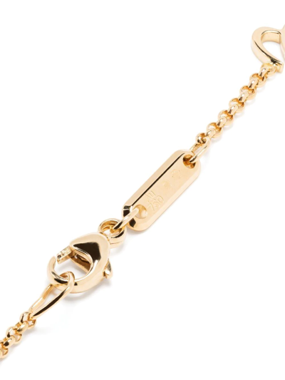 Shop Chopard 18kt Rose Gold Happy Hearts Flower Diamond Necklace