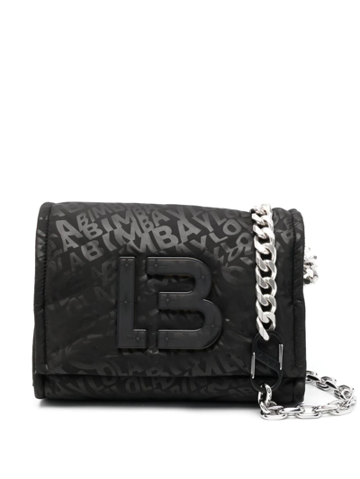 Bimba Y Lola Logo-print Leather Sling Bag In White