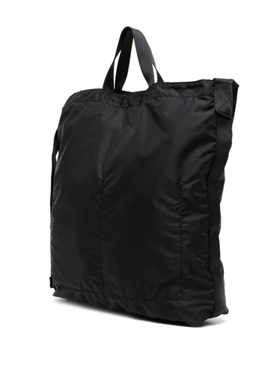 Porter-yoshida & Co Logo-patch Shoulder Bag In Black