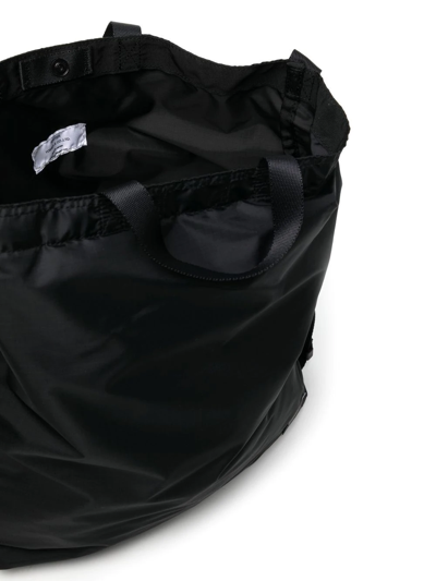Porter-yoshida & Co Logo-patch Shoulder Bag In Black