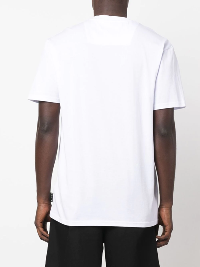 Shop Philipp Plein Chest Logo-print Detail T-shirt In White