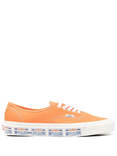 Shop Vans Authentic 44 Dx Low-top Sneakers In Orange