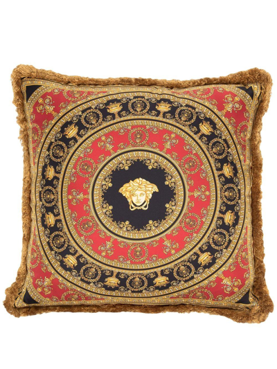 Shop Versace I Love Baroque Cushion (45cm X 45cm) In Yellow
