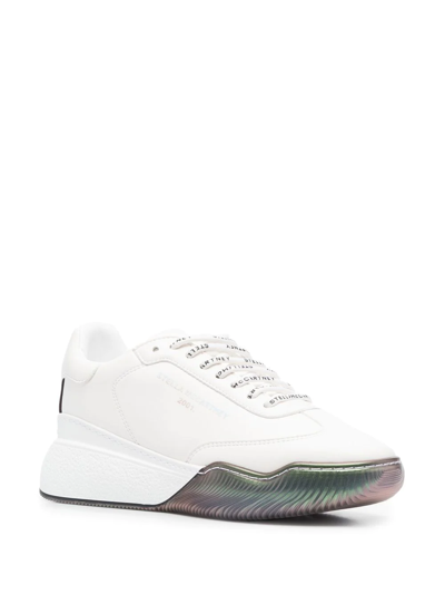 Shop Stella Mccartney Lace-up Low-top Sneakers In White