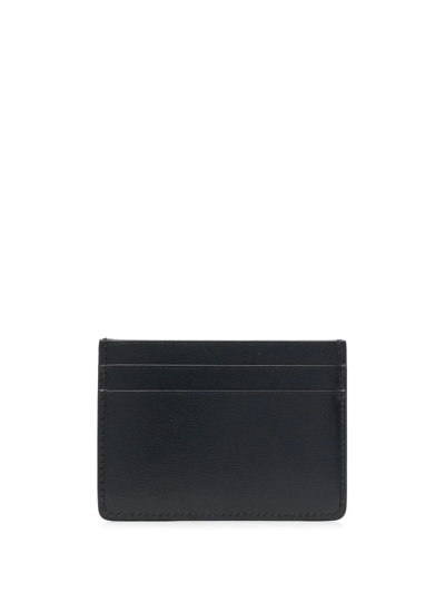 Shop Jil Sander Logo-lettering Leather Cardholder In Black