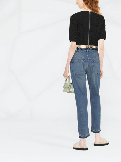 Isabel Marant Étoile Belden Cotton High-rise Jeans In Blue