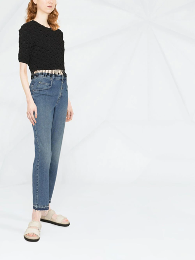 Isabel Marant Étoile Belden Cotton High-rise Jeans In Blue