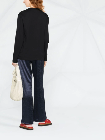 Jil Sander Three-pack Long-sleeve Tops In Black