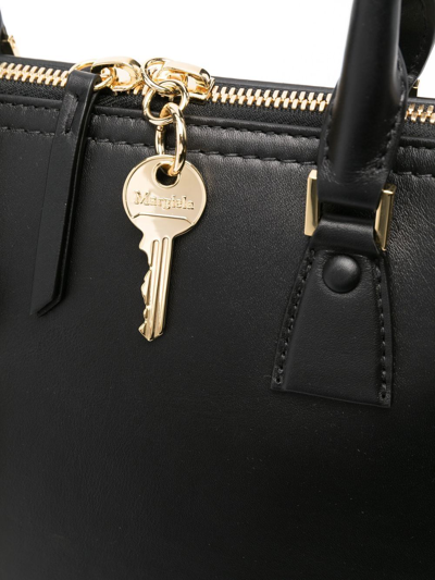 Shop Maison Margiela Medium 5ac Top-handle Bag In Black