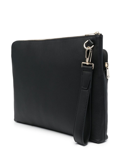 Shop Ps By Paul Smith Leather Document Case In Black