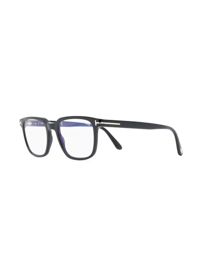 Shop Tom Ford Wayfarer-frame Optical Glasses In Black
