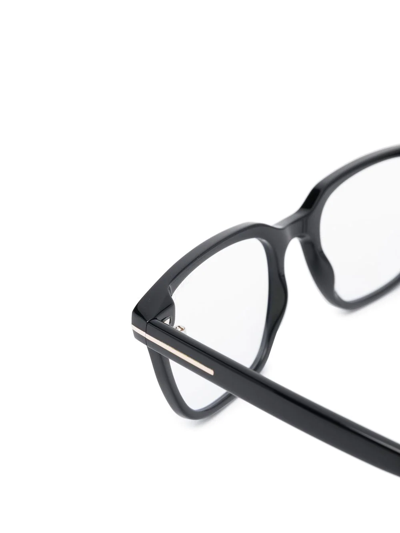 Shop Tom Ford Wayfarer-frame Optical Glasses In Black