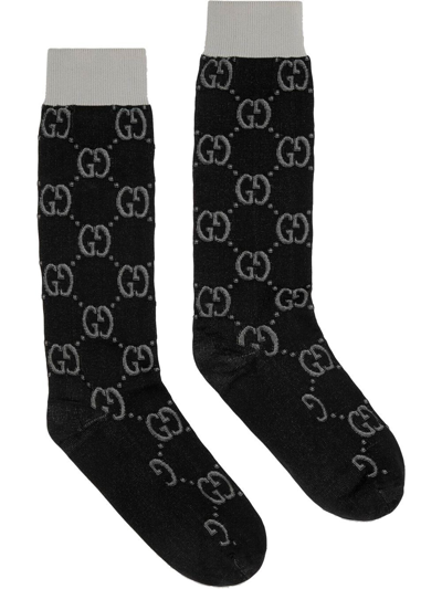 Gucci Socks With Logo In Black | ModeSens