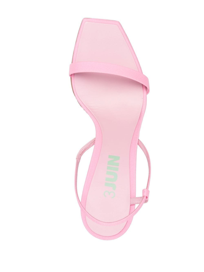Shop 3juin Ischia Heel Sandals In Pink