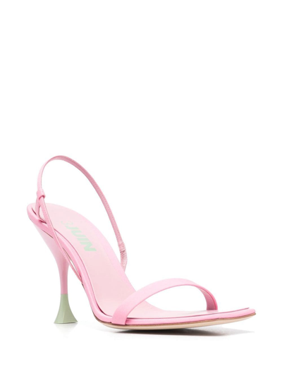 Shop 3juin Ischia Heel Sandals In Pink