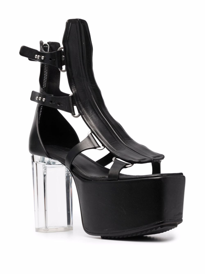 Rick Owens Black Ankle-high Spartans Heels