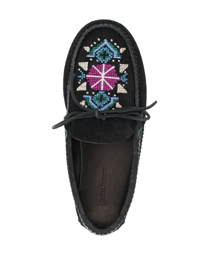 Shop Isabel Marant Freen Embroidered Loafers
