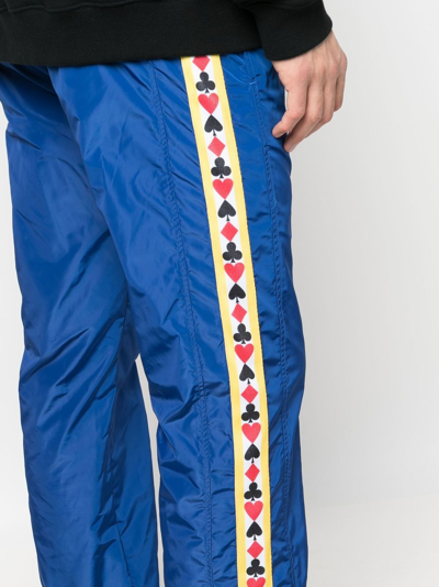 Shop Just Don Cotton Trousers In Blue