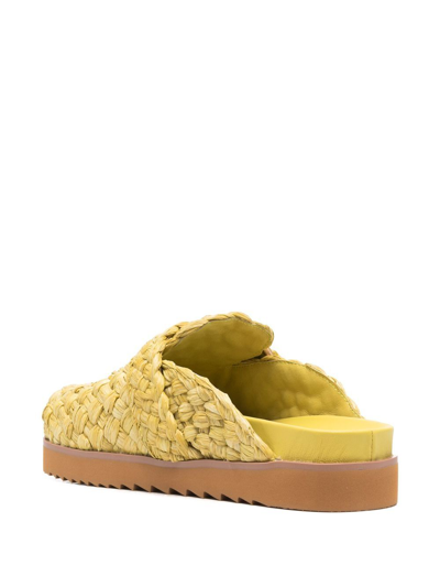 Shop Ash Galeia Mules In Yellow